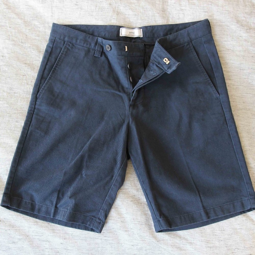 AMI Navy Shorts - Small (38)